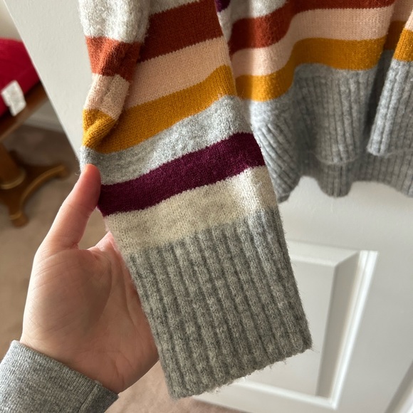 Verve Ami striped colorblock sweater - Picture 3 of 4
